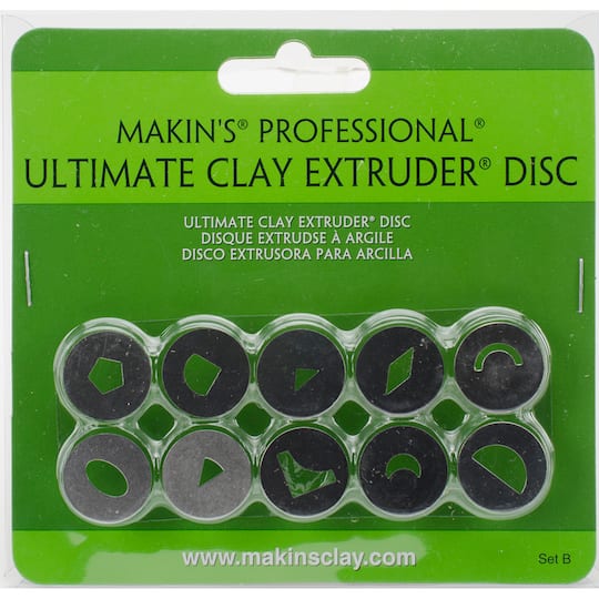 Makin&#x27;s Professional&#xAE; Ultimate Clay Extruder&#xAE; Discs Set B